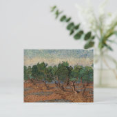 Vincent van Gogh - Olijfgaard Briefkaart (Staand voorkant)