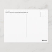 Vincent van Gogh - Olijfgaard Briefkaart (Achterkant)