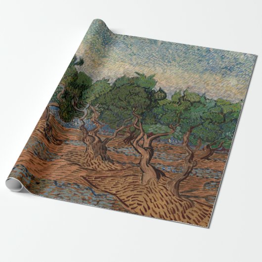 Vincent van Gogh - Olijfgaard Cadeaupapier (Uitgerold)
