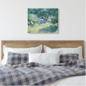 Vincent van Gogh - Olijfgaard Canvas Afdruk (Insitu (Slaapkamer))