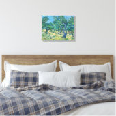 Vincent van Gogh - Olijfgaard Canvas Afdruk (Insitu (Slaapkamer))