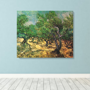 Vincent van Gogh - Olijfgaard Canvas Afdruk