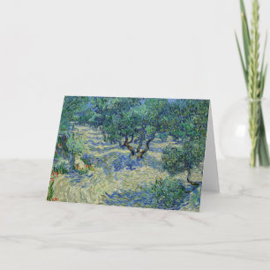 Vincent van Gogh - Olijfgaard: Helderblauwe lucht Kaart