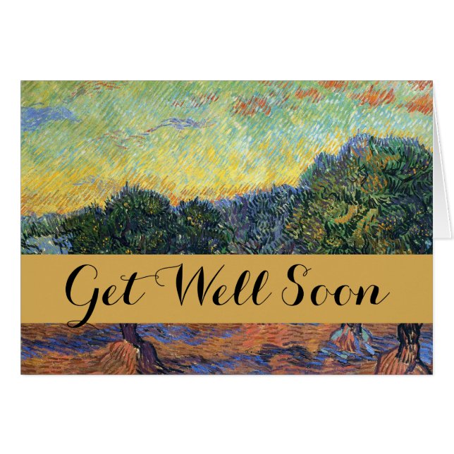 Vincent van Gogh Olijfgaard Impressionisme Kunst (Voorkant Horizontaal)