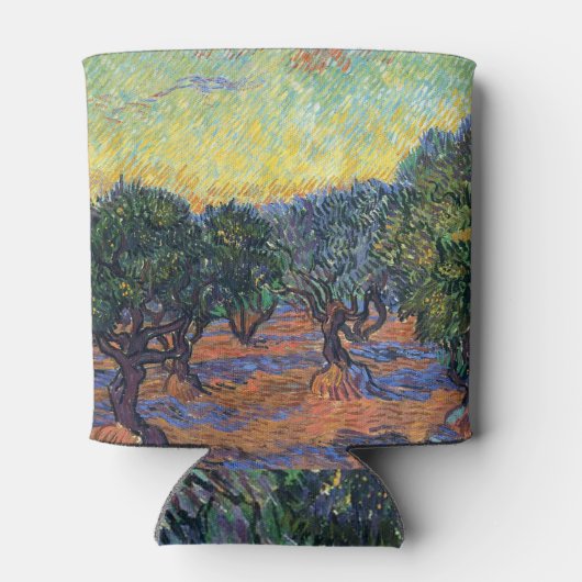 Vincent van Gogh Olijfgaard Impressionisme Kunst Blikjeskoeler (Achterkant)
