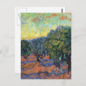 Vincent van Gogh Olijfgaard Impressionisme Kunst Briefkaart (Voorkant / Achterkant)
