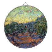 Vincent van Gogh Olijfgaard Impressionisme Kunst Dartbord (Voorkant)