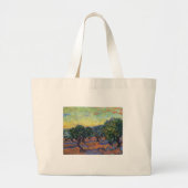 Vincent van Gogh Olijfgaard Impressionisme Kunst Grote Tote Bag (Voorkant)