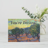 Vincent van Gogh Olijfgaard Impressionisme Kunst Kaart (Staand voorkant)