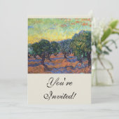 Vincent van Gogh Olijfgaard Impressionisme Kunst Kaart (Staand voorkant)