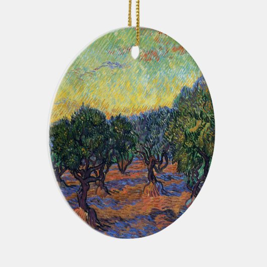 Vincent van Gogh Olijfgaard Impressionisme Kunst Keramisch Ornament (Rechts)