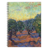 Vincent van Gogh Olijfgaard Impressionisme Kunst Notitieboek (Voorkant)