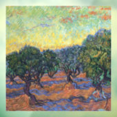 Vincent Van Gogh Olijfgaard Impressionisme Kunst Raamsticker (Vel 3)
