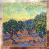 Vincent Van Gogh Olijfgaard Impressionisme Kunst Raamsticker (Vel 2)