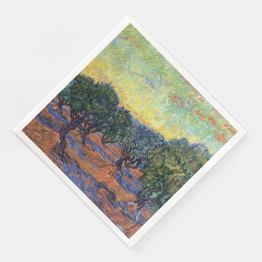 Vincent van Gogh Olijfgaard Impressionisme Kunst Servet (Hoek)