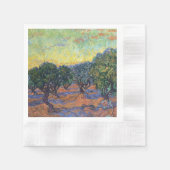 Vincent van Gogh Olijfgaard Impressionisme Kunst Servet (Voorkant)