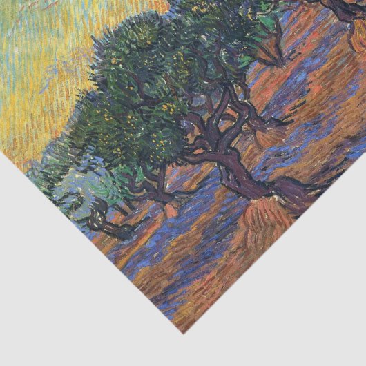 Vincent van Gogh Olijfgaard Impressionisme Kunst Tissuepapier (Detail)