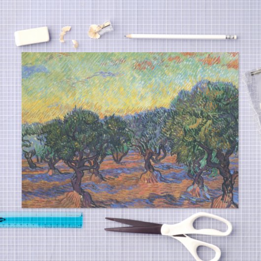 Vincent van Gogh Olijfgaard Impressionisme Kunst Tissuepapier (Craft)