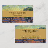 Vincent van Gogh Olijfgaard Impressionisme Kunst Visitekaartje (Voorkant / Achterkant)