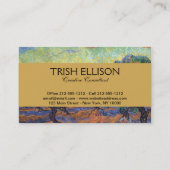 Vincent van Gogh Olijfgaard Impressionisme Kunst Visitekaartje (Achterkant)