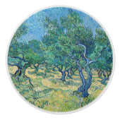 Vincent van Gogh - Olijfgaard Keramische Knop (Voorkant)