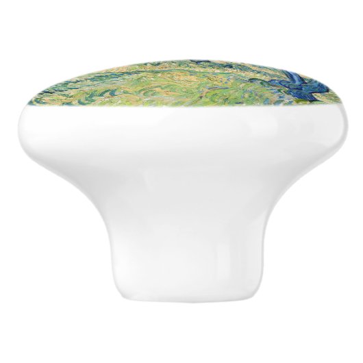 Vincent van Gogh - Olijfgaard Keramische Knop (Zijkant)