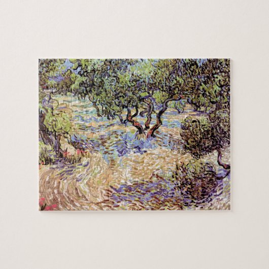 Vincent Van Gogh - Olijfgaard Kunstschilderij Legpuzzel (Horizontaal)