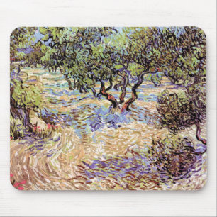 Vincent Van Gogh - Olijfgaard Kunstschilderij Muismat