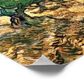 Vincent Van Gogh - Olijfgaard Kunstschilderij Poster (Hoek)