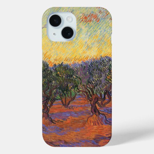 Vincent van Gogh - Olijfgaard, Oranje lucht Case-Mate iPhone Case (Achterkant)