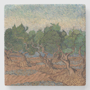Vincent van Gogh - Olijfgaard Stenen Onderzetter