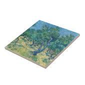 Vincent van Gogh - Olijfgaard Tegeltje (Zijkant)