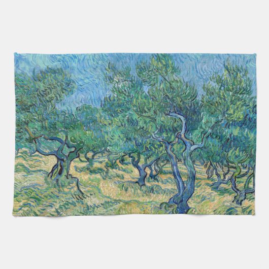 Vincent van Gogh - Olijfgaard Theedoek (Horizontaal)