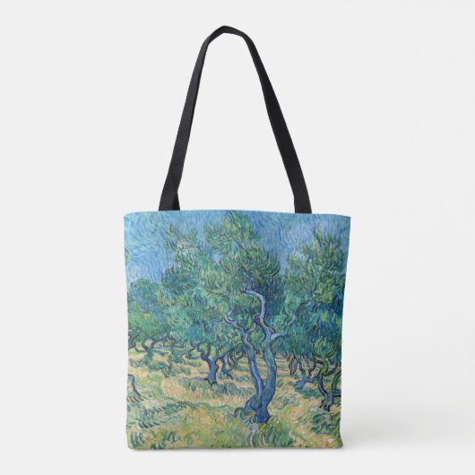 Vincent van Gogh - Olijfgaard Tote Bag (Achterkant)