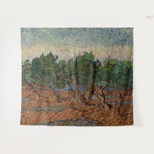 Vincent van Gogh - Olijfgaard Wandkleed (Voorkant (horizontaal))