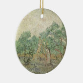 Vincent van Gogh - Olijfplukken Keramisch Ornament (Rechts)