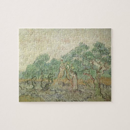 Vincent van Gogh - Olijfplukken Legpuzzel (Horizontaal)