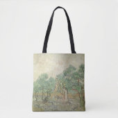 Vincent van Gogh - Olijfplukken Tote Bag (Voorkant)