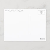 Vincent van Gogh - Olijven plukken Briefkaart (Achterkant)