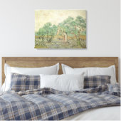 Vincent van Gogh - Olijven plukken Canvas Afdruk (Insitu (Slaapkamer))