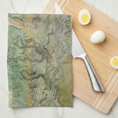 Vincent van Gogh - Olijven plukken Theedoek (Quarter Fold)