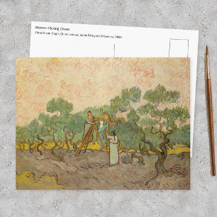 Vincent van Gogh - Olijven plukkende vrouwen Briefkaart