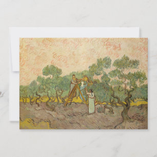 Vincent van Gogh - Olijven plukkende vrouwen Kaart