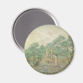 Vincent van Gogh - Olijvenpluk Magneet (Voorkant / Achterkant)