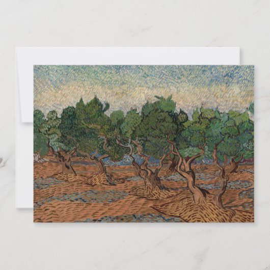 Vincent van Gogh - Olive Grove Bedankkaart (Voorkant)