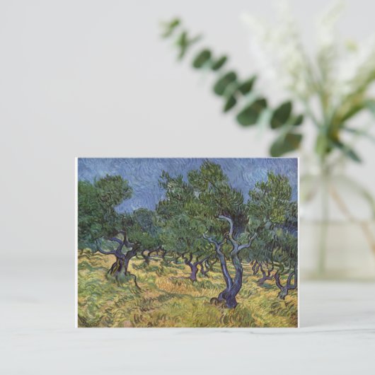Vincent van Gogh - Olive Grove Briefkaart (Staand voorkant)