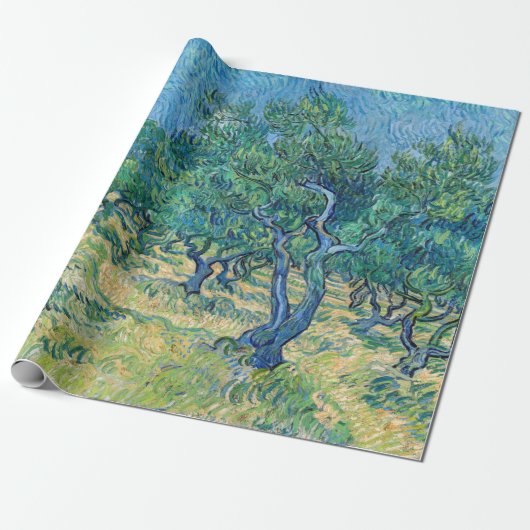Vincent van Gogh - Olive Grove Cadeaupapier (Uitgerold)