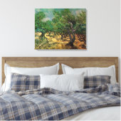Vincent van Gogh - Olive Grove Canvas Afdruk (Insitu (Slaapkamer))