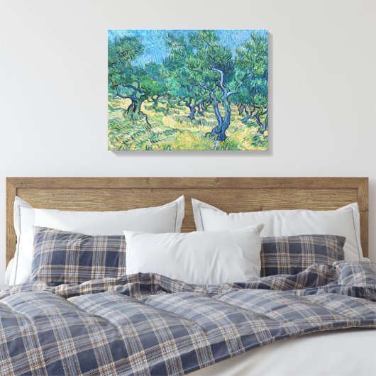 Vincent van Gogh - Olive Grove Canvas Afdruk (Insitu (Slaapkamer))