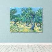 Vincent van Gogh - Olive Grove Canvas Afdruk (Insitu (Houten vloer))